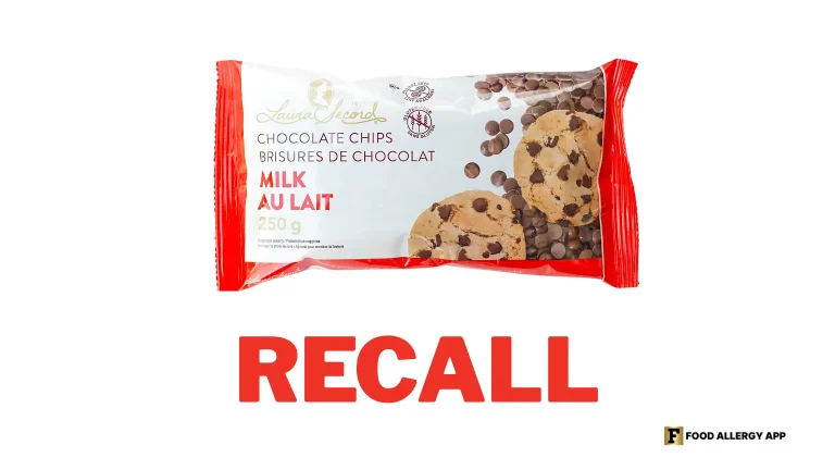Recalled Chocolate Chips by Laura Secord 2025